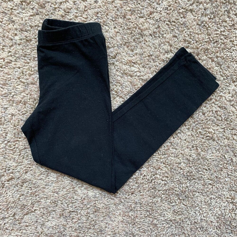 Circo girl size small 6/6X leggings EUC black 6 6X